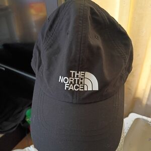 The North Face Black Cap with White Logo